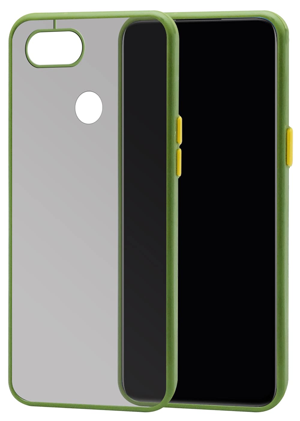 Jkobi Back Cover Case for ‎Oppo A7 (Camera Protection | Smoke Translucent | Thermoplastic | Light Green) (B09CMFKJ3M) Amazon Price History, Amazon Price Tracker