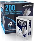 200 Lingettes Nettoyantes pour Appareils Auditifs - Udiclean Formule...