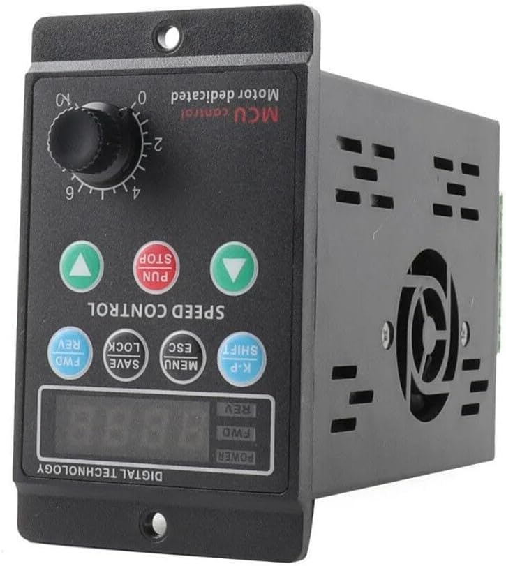 AC 110V/220V 750W 1HP Variable Frequency Drive, VF Motor Drive, Single Phase To Three Phase Converter, Industrial Motor Controller For Various Workshop And Industrial Setups