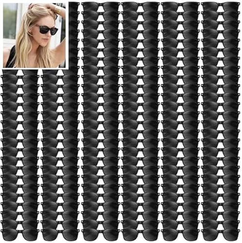 150 Stück Schwarze Party Sonnenbrille, Neon Sonnenbrille Vintage Sonnenbrillen Set Retro Lustige Party Brille für Strand Hochzeit Partypool Partyzubehör Geburtstagsparty Zubehör für Frauen Männer