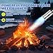 Weed Torch Propane Burner Blow Torch Weed Burner Flamethrower with Adjustable Flame and Ergonomic Anti-slip Rubber Handle for Weeding,Melting Ice,Charcoal Starter(Fuel Cylinder Not Included)