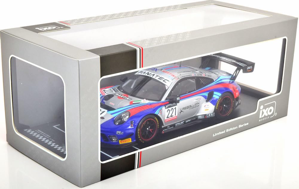 Amazon | Ixo 1/18 Porsche 911 GT3 R #221 24h Spa 2022
