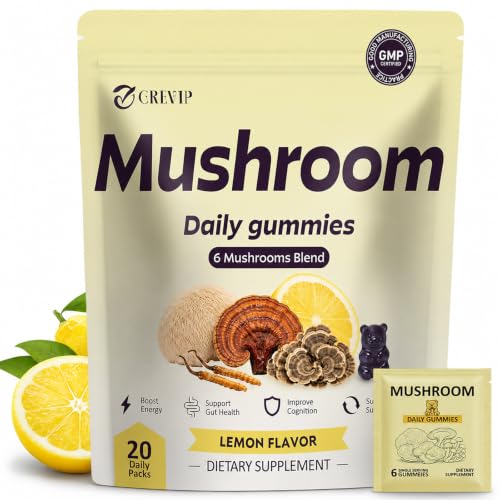 GREVIP Daily Mushroom Gummies, 20ct