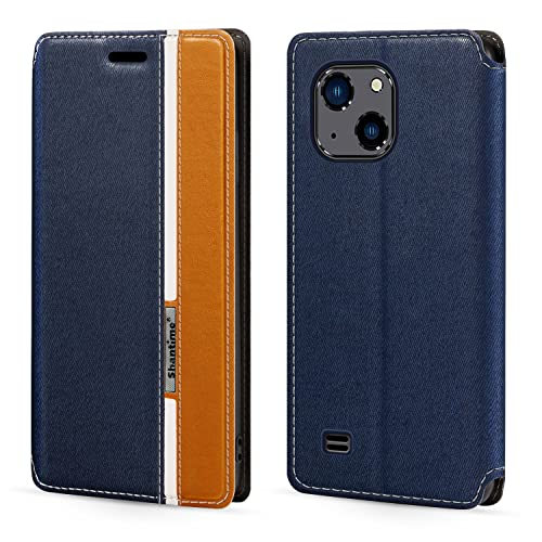 Shantime �N���V�b�N�X�g���C�v���U�[���P�[�X Oukitel WP20 Pro �Ƃ̌݊������� �B���}�O�l�b�g �J�[�h���[ �R���g���X�g�z�F�f�U�C��(�u���[)