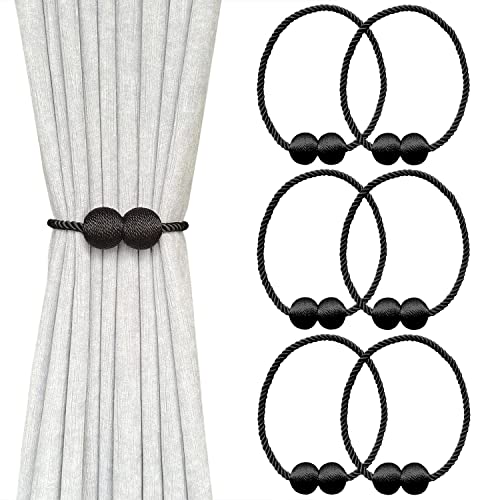 Hebillas de soporte de cortina de cuerda magnética pack de 6 contra el viento en pérgolas 2