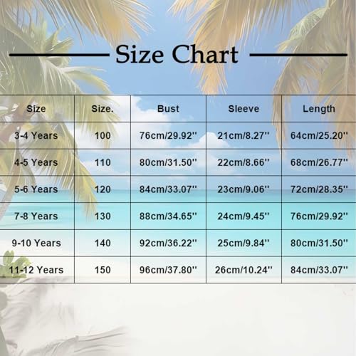 Girls Summer Baggy Cotton Linen Dress Loose Short Sleeve Casual A-Line Swing Cute Dresses with Pockets for 3-12 Years3