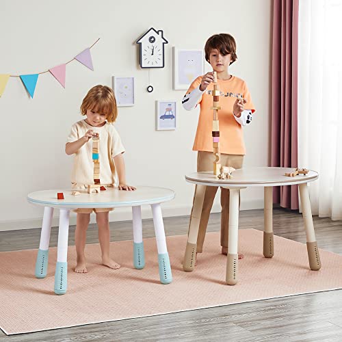 Dioshome Children's Table, Height Adjustable Kids Dinner Table, Graffiti-Ready Kids Art Table. Suitable For Home & Kindergarten. #TOP1