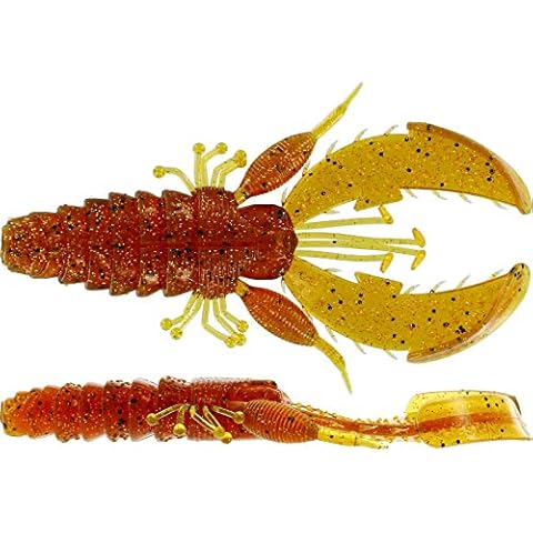 Westin CreCraw Creaturebait 8.5cm Soft Crawfish Lure (Motoroil Pepper) Cover