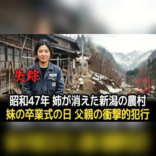 妹のため進学を諦めた姉が新潟県で忽然と姿を消した&hellip;大学卒業の日、妹が山中で知った家族さえ知らない失踪のあまりに残酷な真相