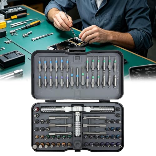 Ensemble de tournevis à rochet magnétique avec embouts interchangeables