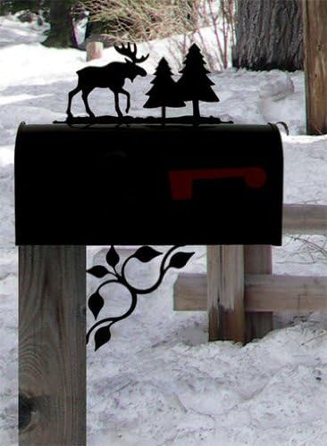 MB-203 Deer and Pine Mail Box Topper