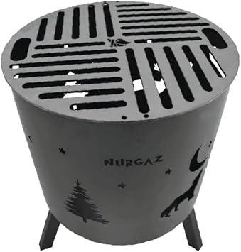 Nurgaz Forest Fireplace Grilled