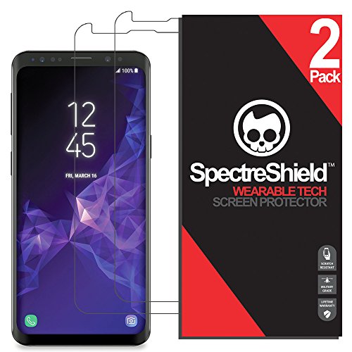 [2-Pack] Spectre Shield Screen Protector for Samsung Galaxy S9 Case Friendly Samsung Galaxy S9 Screen Protector Accessory TPU Clear Film