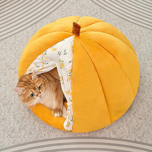 Cueva para gatos interior con almohadilla extraíble para perros pequeños 4