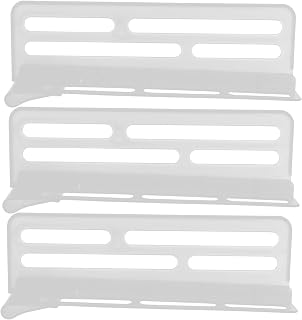 IMIKEYA 3pcs Fridge Dividers Set - Plastic Drawer Organizers for Refrigerator and Upright Freezer - Space Separators for Drinks Food and Kitchen Storage