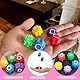 CUZYP Gonggi Koreanisches Spiel, Gonggi Jack Koreanisches Stones Spiel Set Geeignet für alle Familienmitglieder(5 Stück,Puderdosenset)