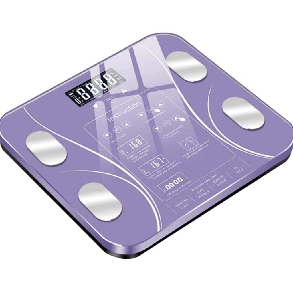 escala inteligente digital Básculas de baño inteligentes Básculas digitales de peso humano con pantalla Lcd Báscula electrónica Báscula de salud, para niñas, hombres y mujeres báscula de baño