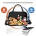 MEXS Insulated Lunch Bag for Women Men Large Reusable Lunch Box Adult Leakproof Portable Cooler Tote Bags for Work Picnic