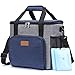 Produktbild Lifewit Kühltasche Picknicktasche Lunchtasche Mittagessen Tasche Thermotasche Kühltasche Isoliertasche für Lebensmitteltransport,blau,mit Kühlakkus und Flaschenöffner