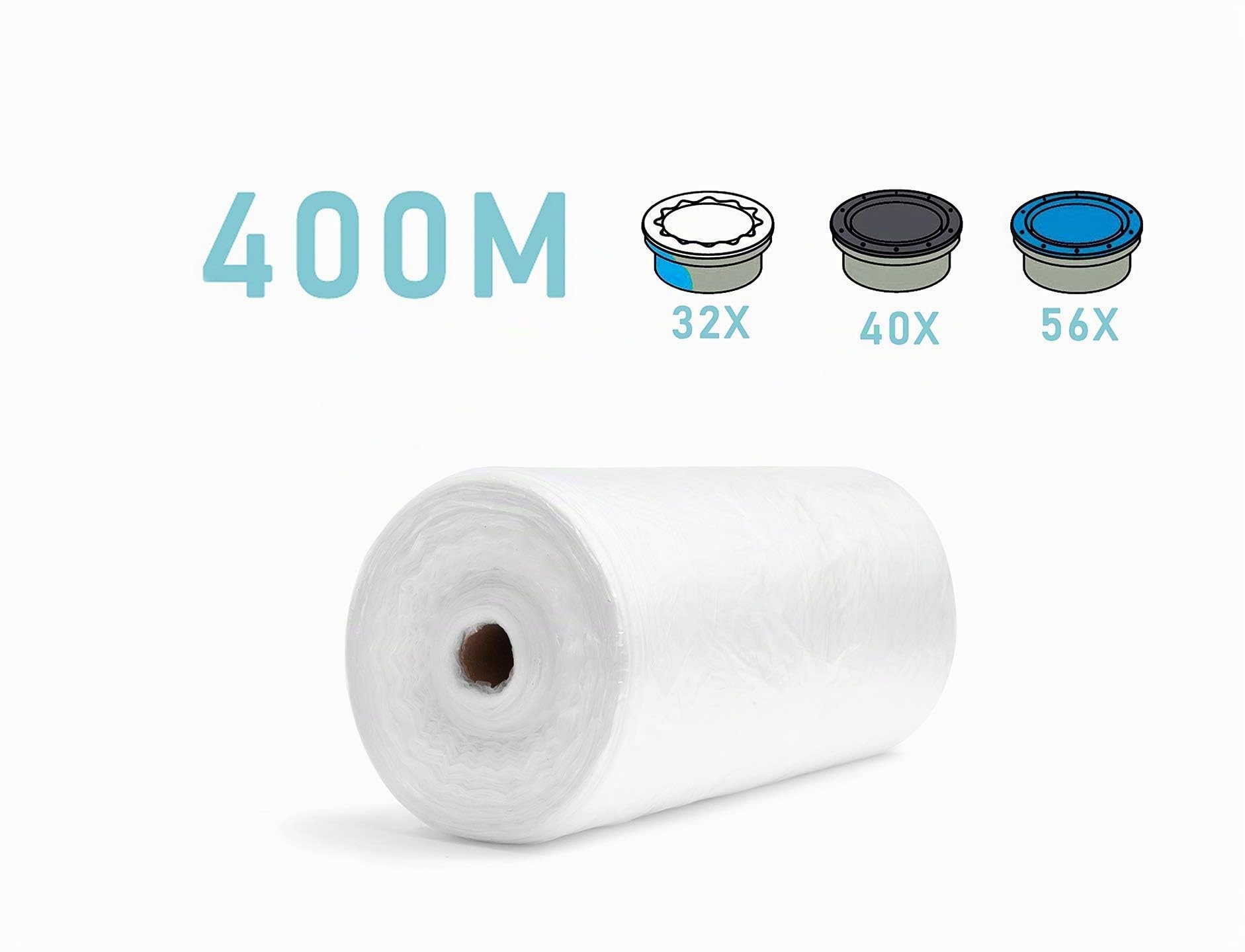 Recharge poubelle à couches compatible Tommee Tippee Sangenic 400 m