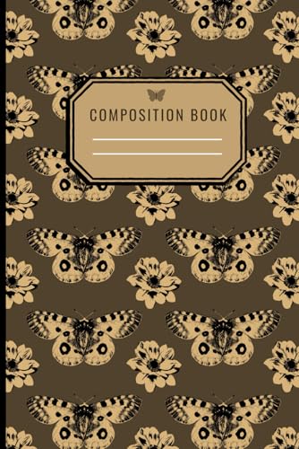 Composition Book: Parnassius Apollo Composition Book – for Science Enthusiasts and Nature Lovers