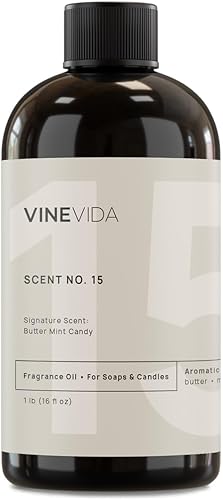 Miniatura 653 de VINEVIDA [4 onzas] Aceite de fragancia de madera de teca de caoba para fabricación de velas y fabricación de jabón, aromas de velas prémium para