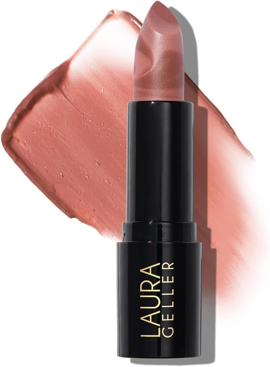 LAURA GELLER Italian Marble Sheer Lipstick - Hydrating & Lightweight - Vitamin E & Caster Seed Oil - Cream Finish (09 Prego)