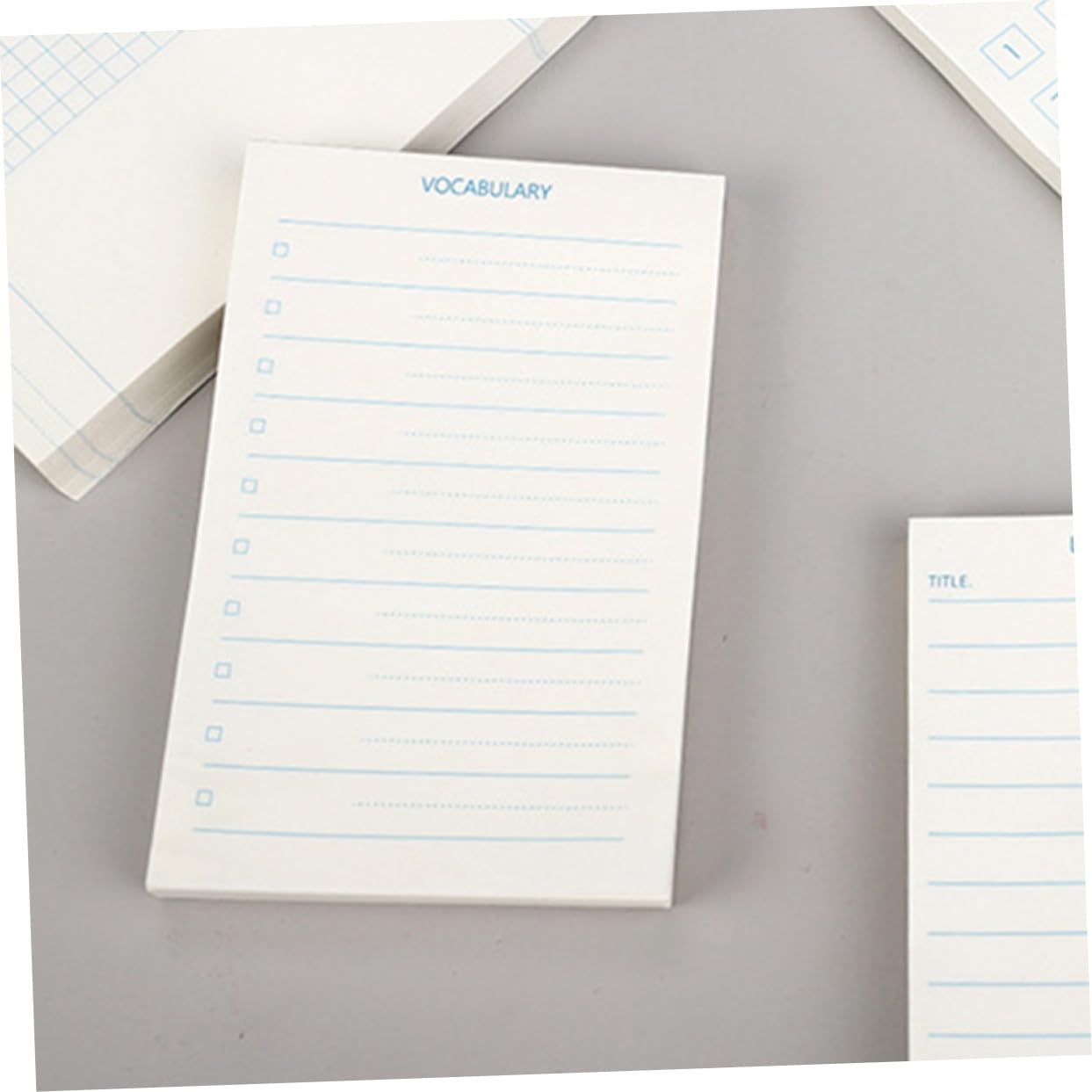 HOMSFOU 3 Pezzi Quaderni Portatili Multifunzionali per Memo Pads Taccuini Compatti per Ufficio e Scuola per Note e Pianificazione