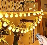 [IP65 wasserdicht und lange Lebensdauer]: Unsere Lichterketten und Batteriebox sind IP65 wasserdicht und für alle Arten von Outdoor- und Indoor-Aktivitäten verfügbar. Es kann regnerischen Tagen oder anderem schlechtem Wetter standhalten und die Beleuchtung beibehalten. Es hat auch eine lange Lebensdauer bei guter Qualität. Die Lebensdauer beträgt bis zu 30.000 Stunden. Machen Sie sich keine Sorgen, ob es beschädigt wird, wenn Sie es im Freien aufstellen.