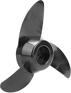 Drill Propeller for Kayak, Propeller Plastic Thicken Boat, 12v24v Thicken Plastic Electric Thruster Fitting Outboard Motor Propeller Accessory for 28/36/46 Pound Propellers