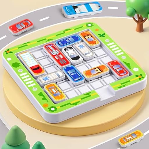 Juegos de Aparcamiento, Juegos de Mesa a Partir de 6 años, Juego de Lógica con 360 Niveles, Juegos de Lógica y Rompecabezas para niños de 3, 4, 5, 6, 7 y 8 años, Juego Familiar de Juguete para Niños | Ya disponible en tu tienda friki favorita! En mundofriki.es!