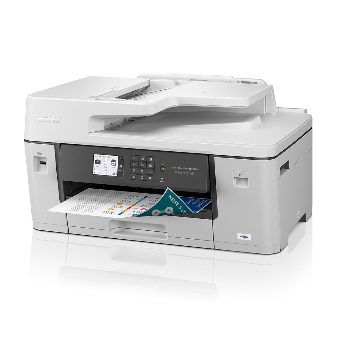 Imprimante Multifonction 4-en-1 - BROTHER - Business Smart - Jet dencre - A3 - Couleur - Wi-Fi - MFCJ6540DWRE1