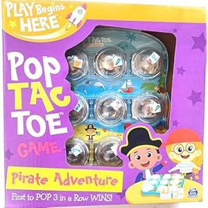 Pop Tac Toe Game, Pirate Adventure