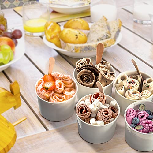 Zoomyo Rolleis-Maschine, Eismaschine mit Eisplatte zum Eis machen, leckere Ice Cream Rolls mit Eis Maker in nur 3… – Bild 7