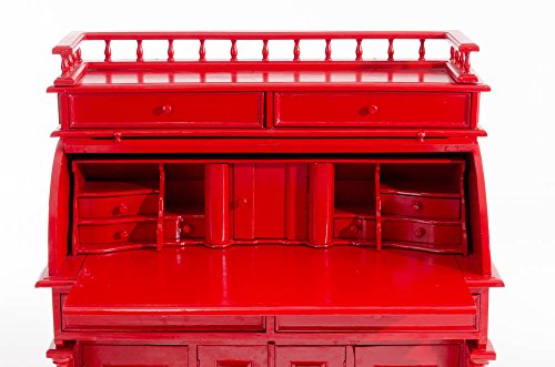 Segretario di cima di rotolo rosso