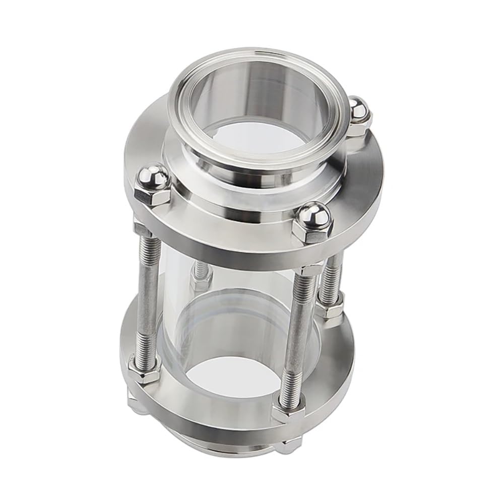 Wziernik przepływu sanitarnego – stal nierdzewna 1,5” 2” 3” 4” 4,5” ze szkłem borokrzemowym do monitorowania cieczy(63mm K77.5mm Sus304)