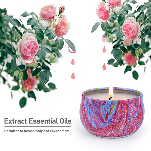 OFUN Scented Candles Gifts for Women, 9 Pack Candle Gift Set, Natural Soy Wax Aromatherapy Candles, Gift Sets Idea for Her, Girls, Friends, Mother's Day, Birthday, Valentines, Anniversary - Image 5