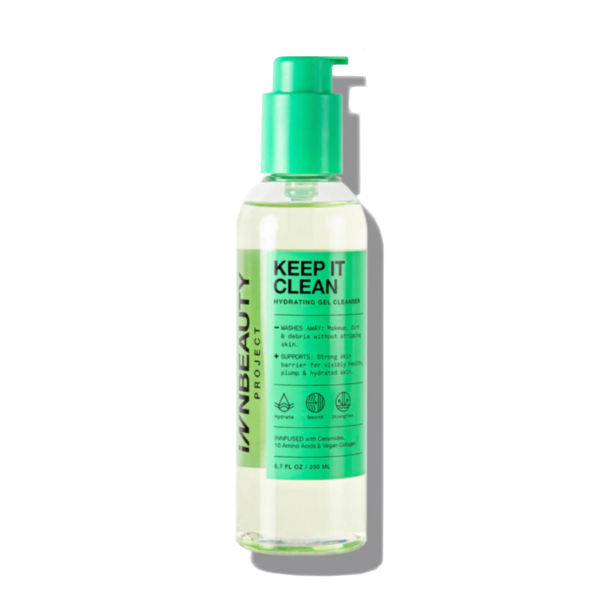 Keep It Clean Hydrating Gel Cleanser with Ceramides & 10 Amino Acids, 6.7 OZ (200ml)