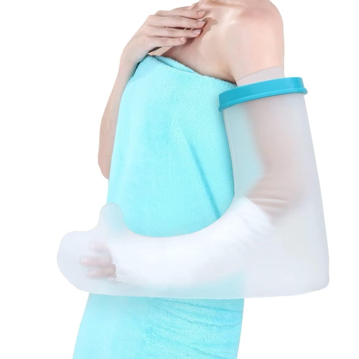 Waterproof Arm Cast Cover for Shower Adult Full Arm Cast Protector Watertight Seal to Keep Bandage Dry for Broken Arms, Hands, Wrists, Elbows, Finger