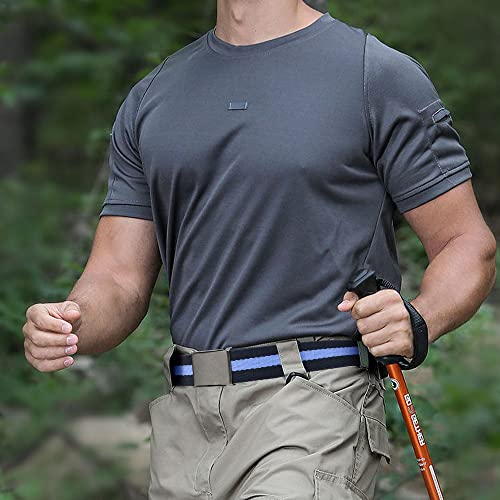 Image of Mile High Life Canvas Web Belt | Cut to Fit Up to 52 inch | Flip-Top Matte Silver Nickel Buckle 12 Colors