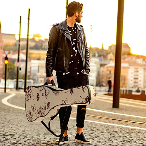 Housse pour guitare acoustique – Motif champignons sauvages – 1 cm d’épaisseur – Étanche – 101,6 cm, 104,1 cm, 106,7 cm… - Les Beatles, Paul McCartney, John Lennon, RIngo Starr, George Harrison Housse pour guitare acoustique - Motif champignons sauvages - 1 cm d'épaisseur - Étanche - 101,6 cm, 104,1 cm, 106,7 cm… – Image 7