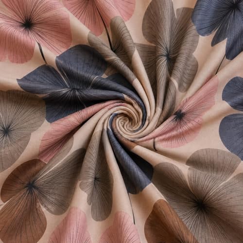 Image of Castiqa Elastic Fitted Supersoft Premium Polycotton 200TC Double Bedsheets King Size 78x72 Inch with 2 Pillow Covers (Fits Upto Mattress of 8Inches) (Multicolor VII)