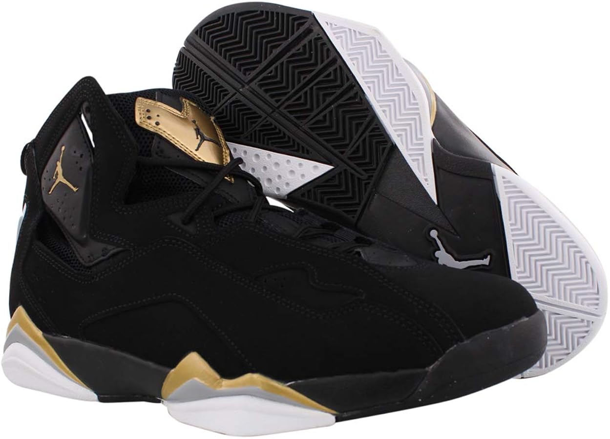 black and gold jordan true flight