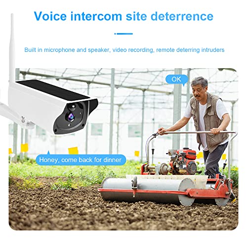 Ekat Security Camera Outdoor, Wireless Outdoor Cameras For Home Security, Solar Security Camera, 2.4Ghz Wifi, Motion Detection, Night Vision, Ip66 Waterproof, Solar Charging #TOP5