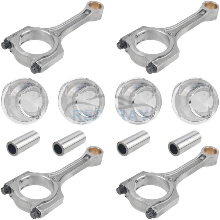 Replacement Auto Parts For 4x Connecting Rod & Piston kit For Kia Optima Sorento Hyundai Sonata 2.4LMod-R36R-25607