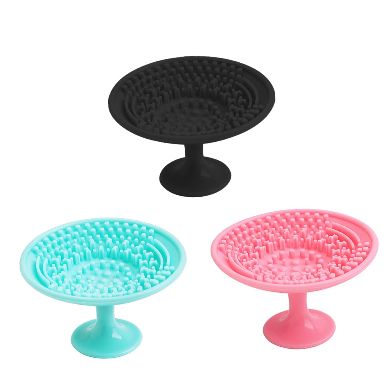 Healeved Makeup Brush Cleaner Pad Makeup Brush Cleaning Mats Large Silicone Cleaning Pad