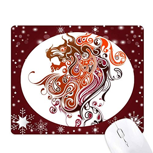 Tapis de souris dragon coloré pour sublimer votre bureau en hiver