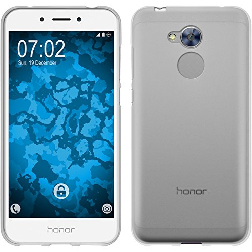 PhoneNatic Hülle kompatibel mit Huawei Honor 6a - weiß Silikon Hülle matt Cover