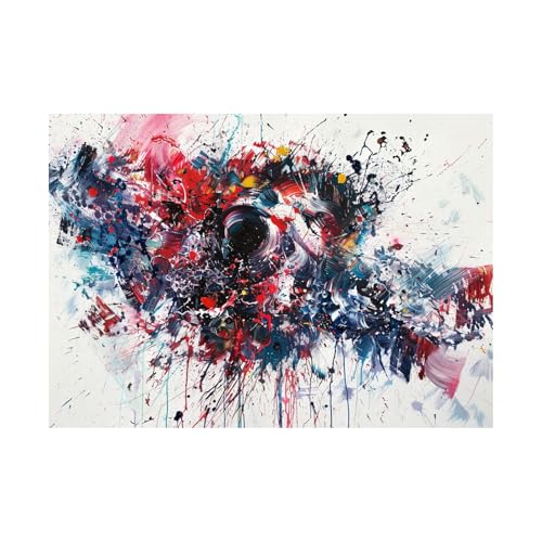 Photo sur toile abstraite et tableau moderne decoration murale séjour sans cadre 60x80