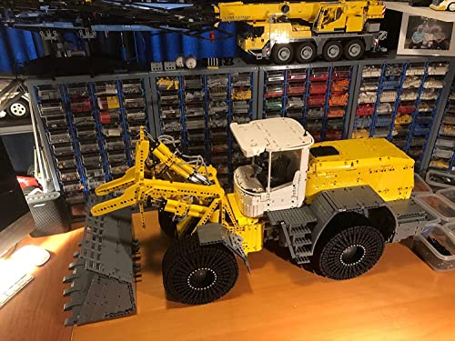 MERK Technik Liebherr L586 Radlader mit 16 Motoren und Fernbedienung, 12135 Teile Exklusives MOC Set für Erwachsene… – Bild 7